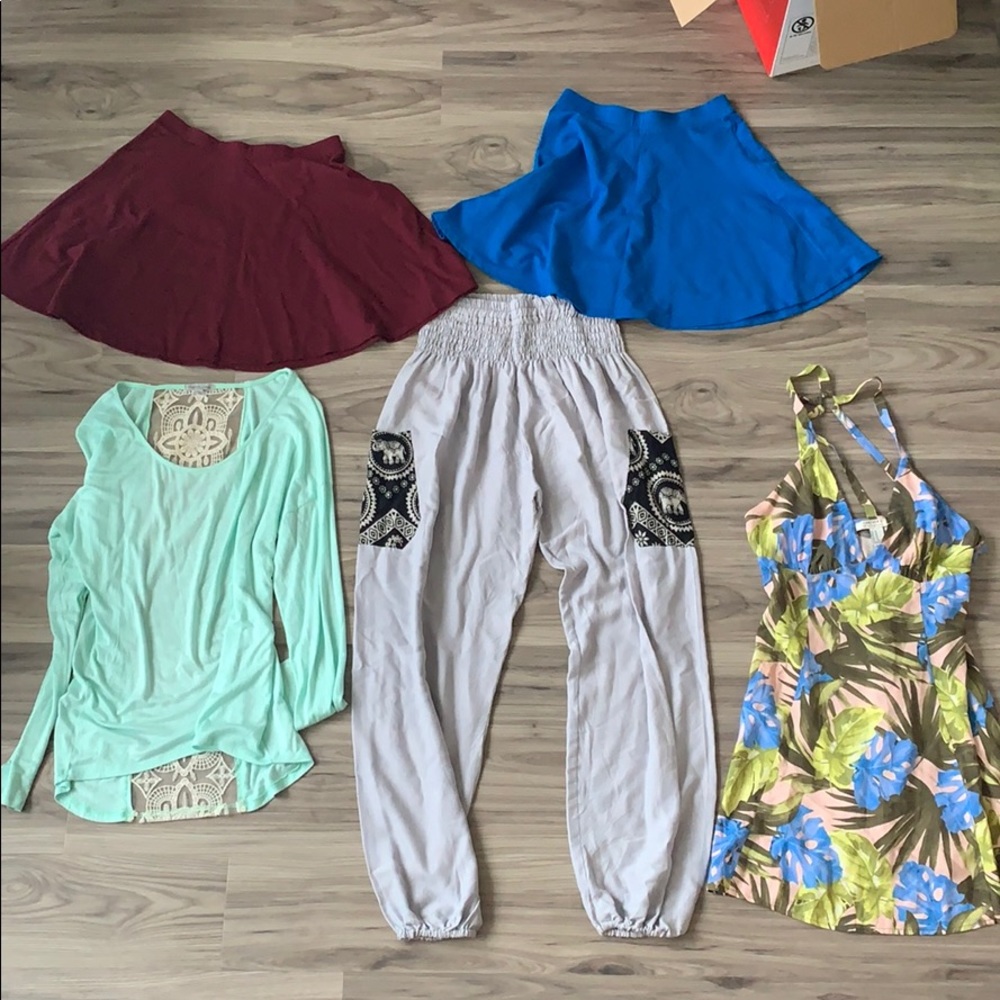 Skirts, bottoms, and dress
